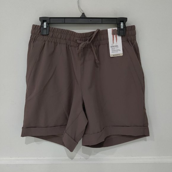 NWT Mondetta Womens Active Drawstring Walking Short Peppercorn Sz 2XL $40 3HL152 - Picture 1 of 2
